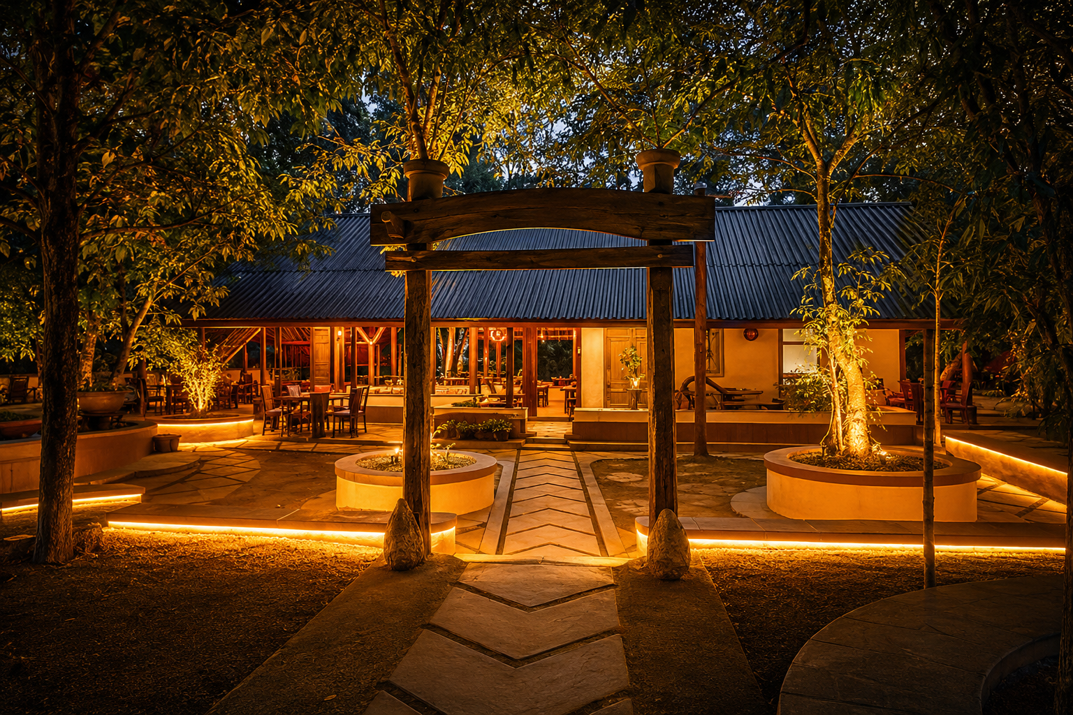 Sakisanda Hideaway Hotel grounds